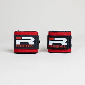 Iron Rebel Wrist Wraps - Lift Safely and Improve Performance with Wrist Support for Powerlifting, Bodybuilding or Training - for Men and Women (Pair)