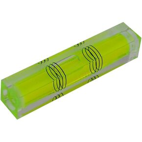 Triple line Extended Horizontal Test Level Bubble, Rectangular Horizontal Bubble (80X15X15MM) (Without magnet)