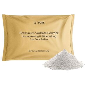 Pure Original Ingredients Potassium Sorbate (1 lb) Homebrewing & Winemaking, Food Grade Additive & Preservative