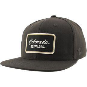 ZHATS Standard NCAA Officially Licensed Hat Flat Snapback Z11 Brick Charcoal