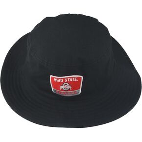 ZHATS Standard NCAA Officially Licensed Bucket Hat Patch Black Switchback