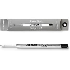 LEUCHTTURM1917 - Ballpoint Pen Parker Style Refills for Drehgriffel Nr 1 - Document Proof ISO 15727-2 (2 Pack, Bold Point, Royal Blue) in Kuwait