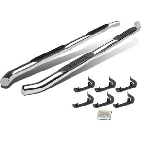 DNA MOTORING STEPB-5A-022-SS لوحات تشغيل جانبية من الفولاذ المقاوم للصدأ بعرض 5 بوصات متوافقة مع 07-18 Silverado 1500/2500HD