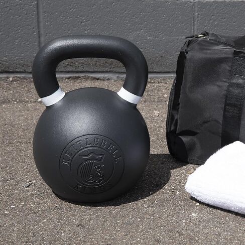 Kettlebell Kings | Powder Coated Kettlebells Weight 80LB | Hand weights Workout Gym Equipment & Strength training sets for Women & Men | Weights set for Home Gym (5-90LB) in Saudi Arabia