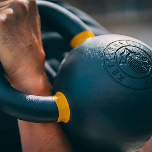 Kettlebell Kings | Powder Coated Kettlebells Weight 80LB | Hand weights Workout Gym Equipment & Strength training sets for Women & Men | Weights set for Home Gym (5-90LB) in Saudi Arabia