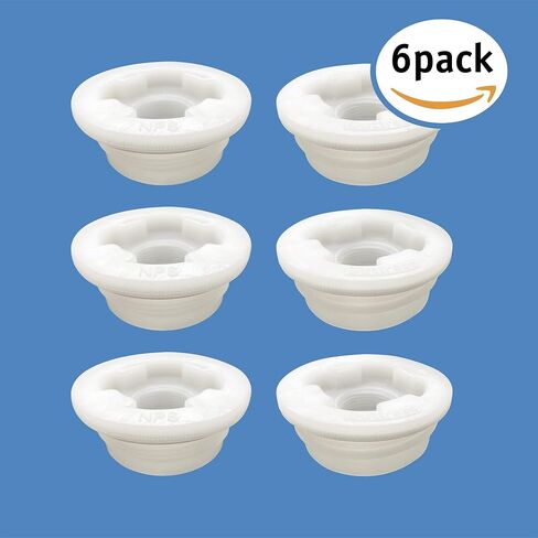Bung Cap 2" Combo with Gasket for 55 Gallon Plastic Drums -12pc (6 Each Size Thread) Made in USA in Kuwait