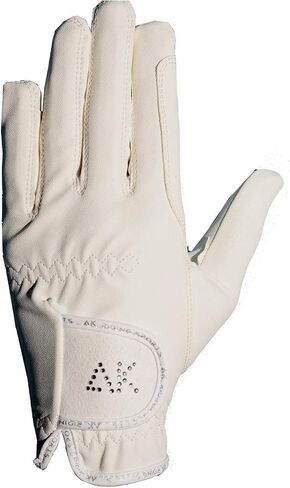 AK Horse Riding Gloves Ladies, Men & Kids Equestrian Gloves with Stones AKRS-6710 in Kuwait