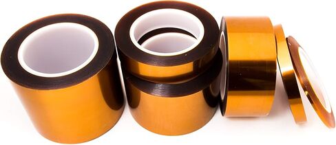 Bertech Double Sided Polyimide Tape with Double Liner, 1/2" Wide x 36 Yards, 2 Mil Thick in Saudi Arabia