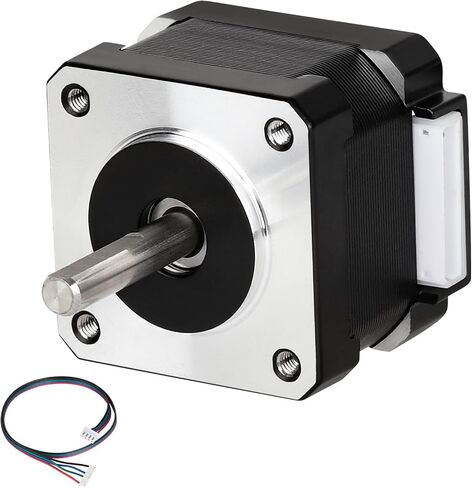 Nema 14 Stepper Motor 28MM Bipolar 1.2A 15Ncm/21.24oz.in 1.8deg 35 Motors 2 Phase 4 Wires Nema14 Step Motor with 1m Cable and Connector for 3D Printer Extruder CNC Machine, 1.38x1.38x1.103inch in Saudi Arabia