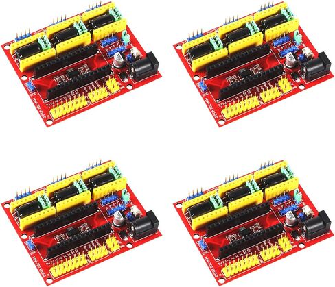 4pcs CNC Shield V4 Engraving Machine Compatible with Arduino Nano 3.0 / A4988 Driver Expansion Board Module for The 3D Printer DIY Kit in Saudi Arabia