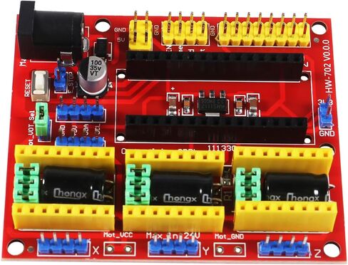 4pcs CNC Shield V4 Engraving Machine Compatible with Arduino Nano 3.0 / A4988 Driver Expansion Board Module for The 3D Printer DIY Kit in Saudi Arabia
