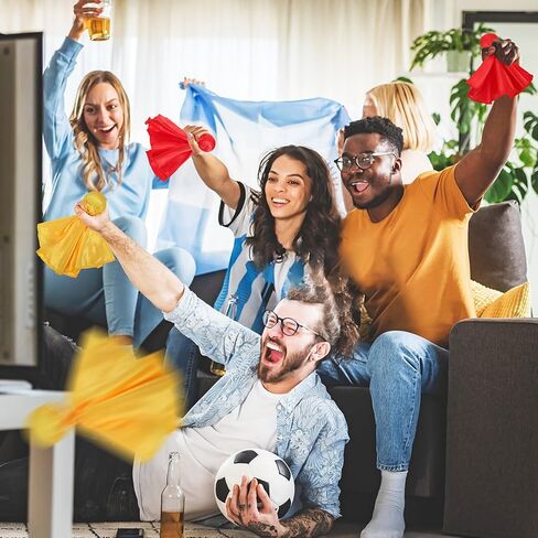 بطاقات صفراء حمراء لحكم كرة القدم: أعلام رمي جزاء كرة القدم ملحق الحكم - أعلام جزاء كرة القدم باللون الأحمر والأصفر، صفارات الحكم، سجل النتائج in Kuwait