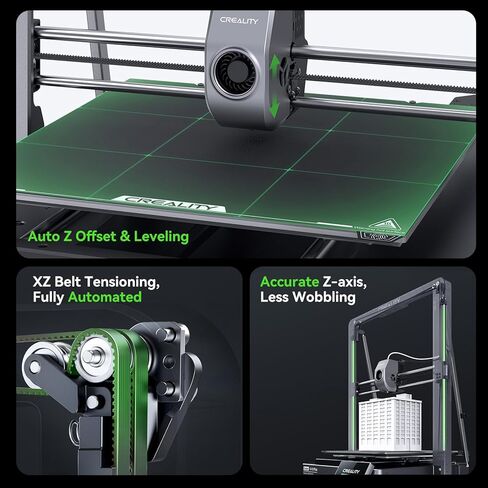 Creality Ender 3 V3 Plus 3D Printer,CoreXZ Speedy 600mm/s High Speed,Clog-free Extruder,Instant Cooling,Powerful Motors,Stable Rod,Smart Auto Calibration,Wifi,Creality Could,Large Print 300x300x330mm in Saudi Arabia