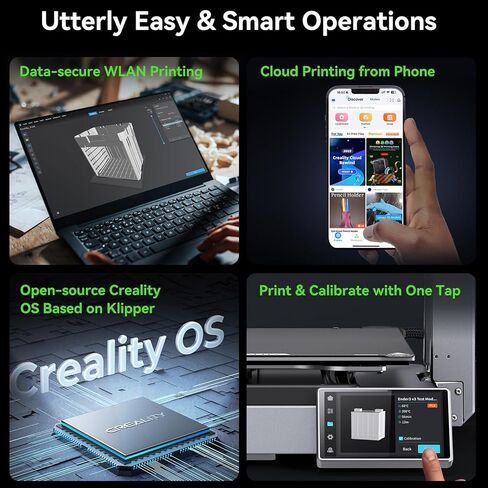 Creality Ender 3 V3 Plus 3D Printer,CoreXZ Speedy 600mm/s High Speed,Clog-free Extruder,Instant Cooling,Powerful Motors,Stable Rod,Smart Auto Calibration,Wifi,Creality Could,Large Print 300x300x330mm in Saudi Arabia