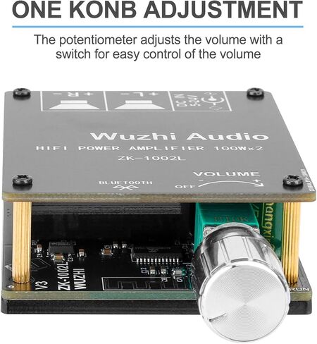 مكبر صوت صغير الحجم بلوتوث مكبر للصوت 2.0 2X100 واط 5 فولت-24 فولت وحدة مكبر كهربائي الصوت لتخزين مكبرات صوت المسرح المنزلي in Kuwait