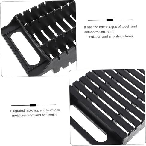 2 قطعة لوحة دوائر كهربائية تجفيف الرف PCB مجلس جبل الاستاتيكيه PCB صينية شريط ثابت الإطار PCB رف الاستاتيكيه ESD تداول رف الرف المزدوج الأذن مكافحة ساكنة رف البليت بكلتا الأذنين in Kuwait