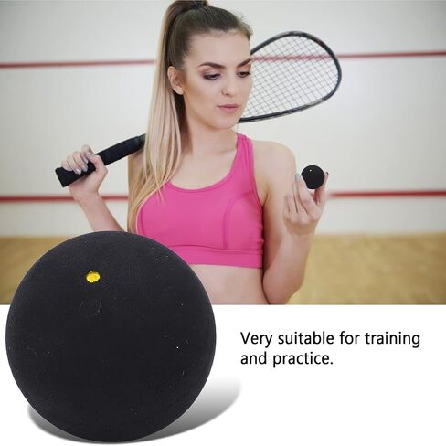 37mm Squash Ball Rubber Racket Balls Rubber Material Training Squash Weighing 25g for Training and Competition in Saudi Arabia
