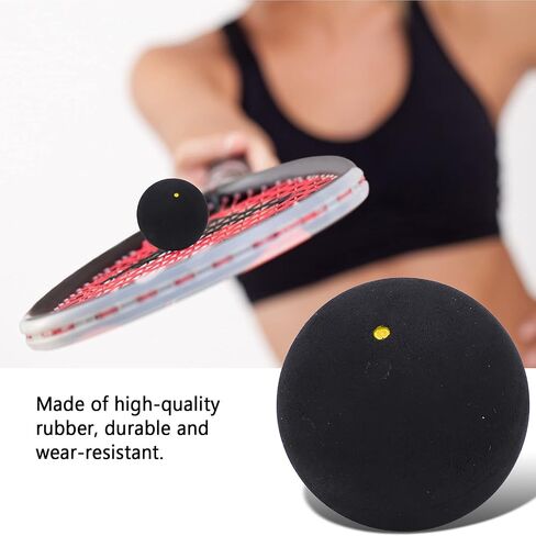 37mm Squash Ball Rubber Racket Balls Rubber Material Training Squash Weighing 25g for Training and Competition in Saudi Arabia