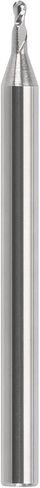 MYS Cermet Ball Nose End Mill -2 Flute-0.5mm, 0.75mm, 1.25mm, 1mm, 1.5mm for Drill Press & Milling Machine,CNC Router Bits Carbide Speed Square for Medium &Low-Carbon Steel (R1-L50-D4) in Saudi Arabia