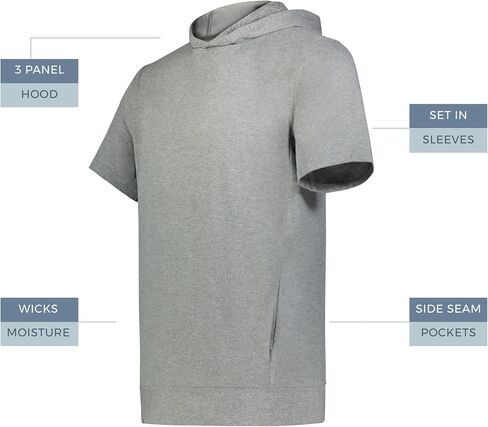 Holloway Boys Youth Ventura Soft Knit Short Sleeve Hoodie in Saudi Arabia