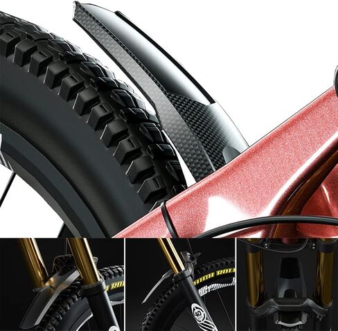 قطعتان من واقي الطين للدراجات الجبلية من إنلي، مصدات MTB - تحميك من الطين ورذاذ الماء in Kuwait