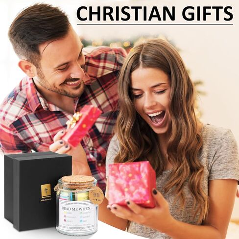 Graduation Gifts, Christian Gifts for Women, Bible Gifts Read Me When Bible Verse Jar for Emotions and Feelings, Daily Hope Prayer Scripture,Religious Faith Accessories Stuff in Saudi Arabia