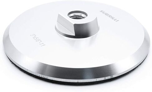 4" Aluminum Backer Pad/Backing Plate Holder for Counter Edge Tight Corner Surface Sanding Polishing-Arbor 5/8" 11 in Saudi Arabia
