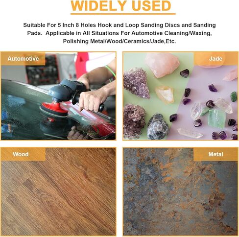 5 حزمة 6 بوصة 6 حفرة هوك وحلقة إسفنجة لينة واجهة عازلة وسادة الرملي القرص وسادة دعم منصات لتلميع وتلميع in Kuwait