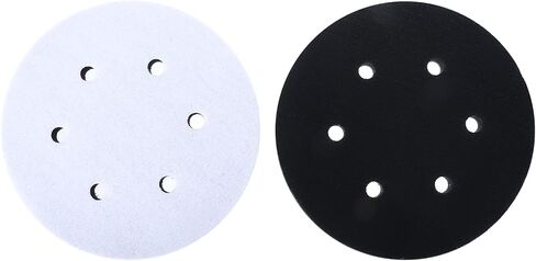 5 حزمة 6 بوصة 6 حفرة هوك وحلقة إسفنجة لينة واجهة عازلة وسادة الرملي القرص وسادة دعم منصات لتلميع وتلميع in Kuwait