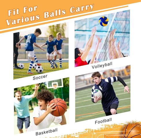 شبكة حقيبة كرة واحدة، 1P/ 2P شبكة حقيبة كرة السلة مع جيب بسحاب، حقيبة ظهر بحمالة الرباط لحقيبة تخزين كرة السلة والكرة الطائرة in Kuwait