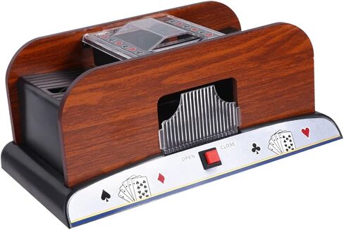 BESPORTBLE 1pc Poker Shuffling Cards Shuffler Machine Poker Shuffler 4 Deck Shuffler Canasta Shuffler Battery Operated Shuffler Battery Operated Card Shuffler E Tool Mixer Automatic in Saudi Arabia