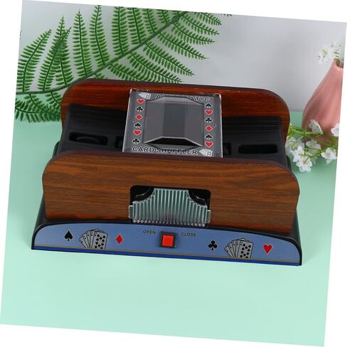 BESPORTBLE 1pc Poker Shuffling Cards Shuffler Machine Poker Shuffler 4 Deck Shuffler Canasta Shuffler Battery Operated Shuffler Battery Operated Card Shuffler E Tool Mixer Automatic in Saudi Arabia