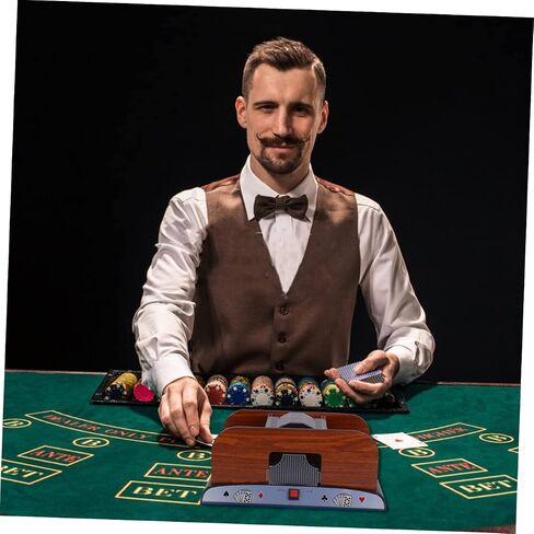 BESPORTBLE 1pc Poker Shuffling Cards Shuffler Machine Poker Shuffler 4 Deck Shuffler Canasta Shuffler Battery Operated Shuffler Battery Operated Card Shuffler E Tool Mixer Automatic in Saudi Arabia