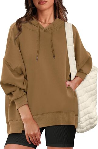XIEERDUO Womens Oversized Hoodies Sweatshirt-Pullover Sweatshirts with Pockets Fall Outfits 2024 in Saudi Arabia