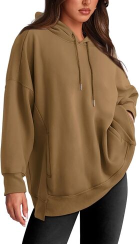 XIEERDUO Womens Oversized Hoodies Sweatshirt-Pullover Sweatshirts with Pockets Fall Outfits 2024 in Saudi Arabia