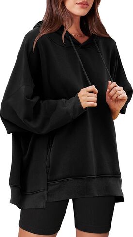 XIEERDUO Womens Oversized Hoodies Sweatshirt-Pullover Sweatshirts with Pockets Fall Outfits 2024 in Saudi Arabia
