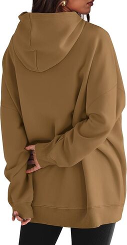 XIEERDUO Womens Oversized Hoodies Sweatshirt-Pullover Sweatshirts with Pockets Fall Outfits 2024 in Saudi Arabia