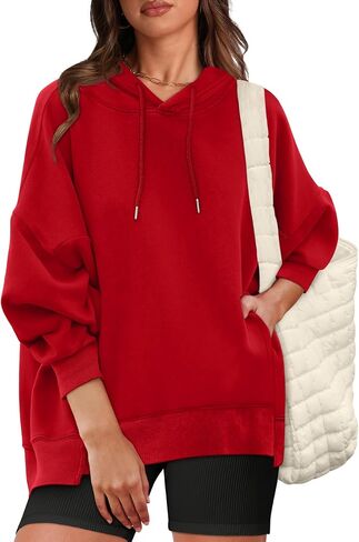 XIEERDUO Womens Oversized Hoodies Sweatshirt-Pullover Sweatshirts with Pockets Fall Outfits 2024 in Saudi Arabia