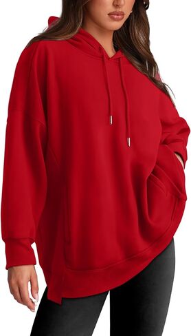 XIEERDUO Womens Oversized Hoodies Sweatshirt-Pullover Sweatshirts with Pockets Fall Outfits 2024 in Saudi Arabia