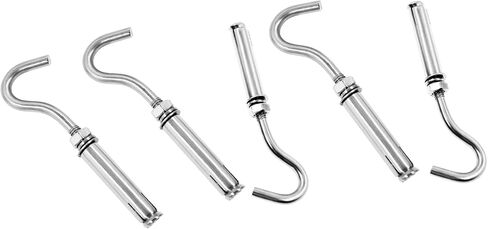Concrete Wall Hook, 304 Stainless Steel Expansion Hook,Concrete Hook,Open Cup Hook, Heavy Duty Hooks Expansion Bolts for Concrete Brick Wall 5 Pack M6 in Saudi Arabia
