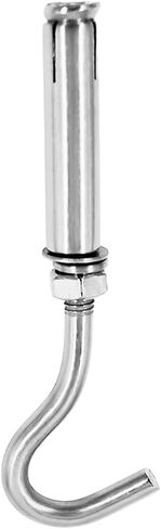 Concrete Wall Hook, 304 Stainless Steel Expansion Hook,Concrete Hook,Open Cup Hook, Heavy Duty Hooks Expansion Bolts for Concrete Brick Wall 5 Pack M6 in Saudi Arabia