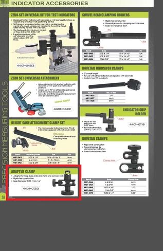 HHIP 4401-0123 Adapter Clamp, 5/32, 1/4 and 1/4" Bore Diameter in Saudi Arabia