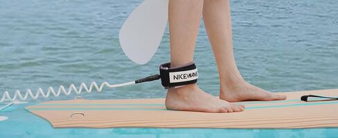 مقود لوح التجديف ملفوف مزدوج، مقود ملفوف 7 مم، متوافق مع لوح التجديف، لوح ركوب الأمواج، لوح السمك... مقود لوح التجديف القابل للنفخ ينتمي إلى ملحقات لوح التجديف. in Kuwait