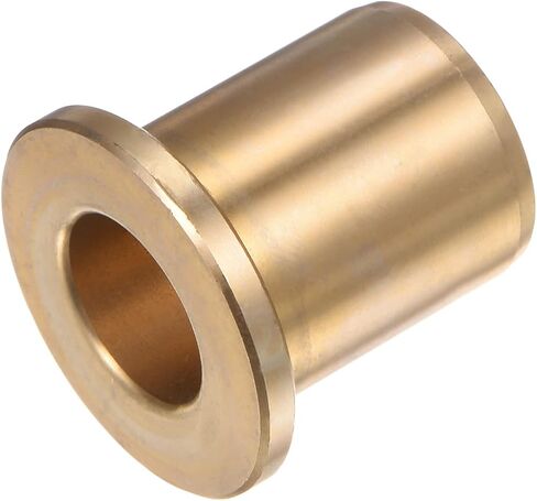 2pcs Flange Bearing Sleeve 13mm Bore 19mm OD 25mm Length 3mm Flange Thickness Bronze Bushing Self-Lubricating Bushings Sleeve for Industrial Equipment in Saudi Arabia