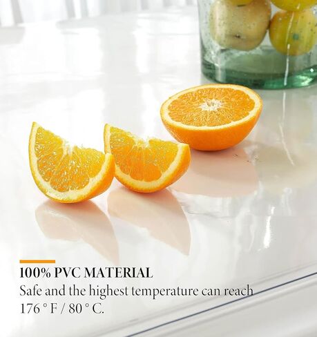 Deep Dream Plastic Table Cover 36 x 60 Inch, 1 mm Thick Clear Table Protector for Dining Room Table, Dining Table Protectors Pads in Saudi Arabia