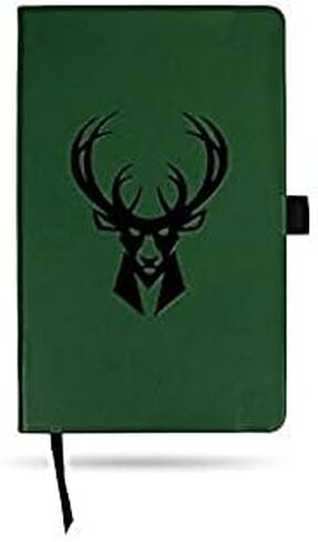 Rico Industries NBA Basketball Milwaukee Bucks Green - Primary Laser Engraved Small Notepad in Saudi Arabia