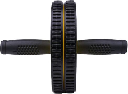 Abs Core Strength Roller Trainer - Abs Balancing - Non-Slip Handles - Double Wheel - Back Triceps Shoulders Exercise Equipment - Home Gym - Workout Fitness - Core Workout Men & Women in Saudi Arabia