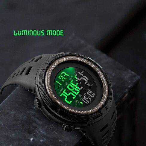 Men's Digital Sports Watch Waterproof Military Stopwatch Countdown Auto Date Alarm in Saudi Arabia