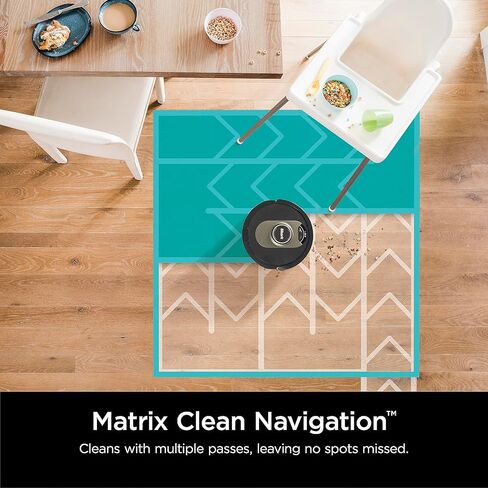 مكنسة Shark AV2501AE AI Robot مع قاعدة XL HEPA ذاتية التفريغ، بدون كيس، سعة 60 يومًا، ملاحة LIDAR، مثالية لشعر الحيوانات الأليفة، متوافقة مع Alexa، اتصال Wi-Fi، السجاد والأرضيات الصلبة، أسود in Kuwait