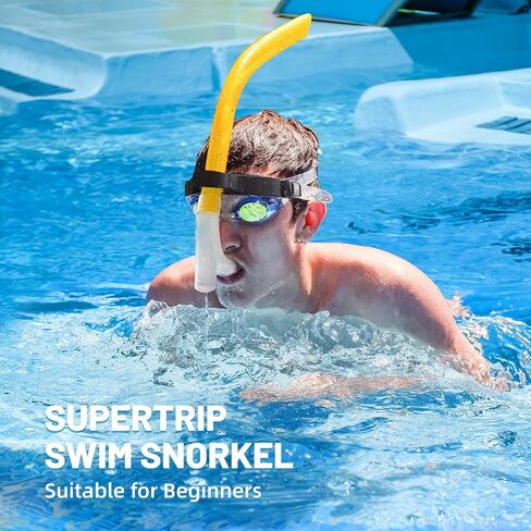 Supertrip السباحة غص للسباحة في اللفة، انبوب التنفس للسباحة للكبار، معدات الغطس لتدريب السباحين للسباحة in Kuwait